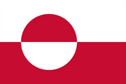 Greenland Courtesy Flag 30 x 45cm