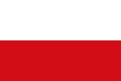 Poland Courtesy Flag 30 x 45cm