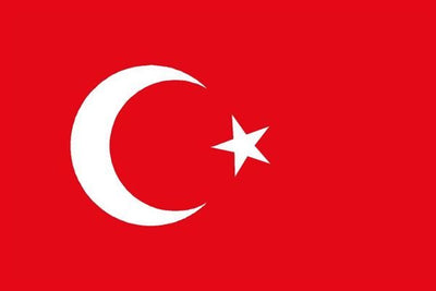 Turkey Courtesy Flag 30 x 45cm