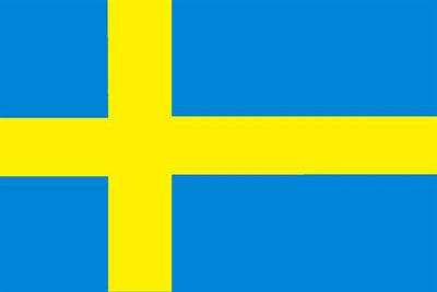 Sweden Courtesy Flag 30 x 45cm