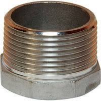 Seaflow Stainless Steel 316 Tapered Plug (1-1/4" BSP Male)  423756