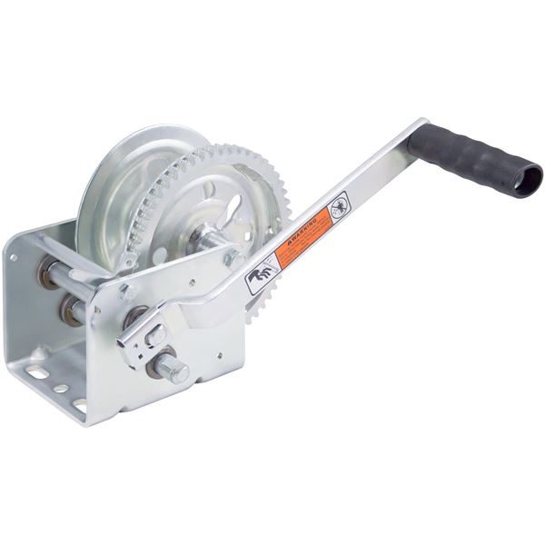 Two Speed Pulling Winch with Reversible Ratchet
