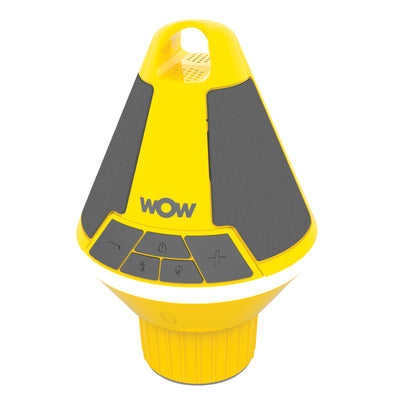 WOW SOUND BUOY Speaker, Bluetooth, Floatable Waterproof IP67,20h Bat.Life, Yellow by Lalizas