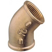 45° elbow F-F     Yellow brass
