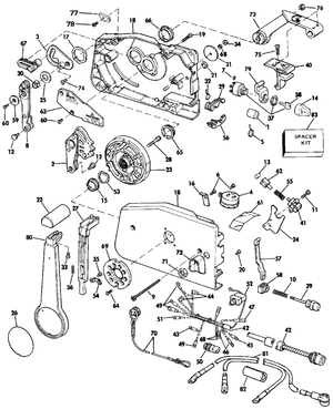 Evinrude Johnson OMC Engine Part Plate  0323759 323759 - ChasNewensMarine