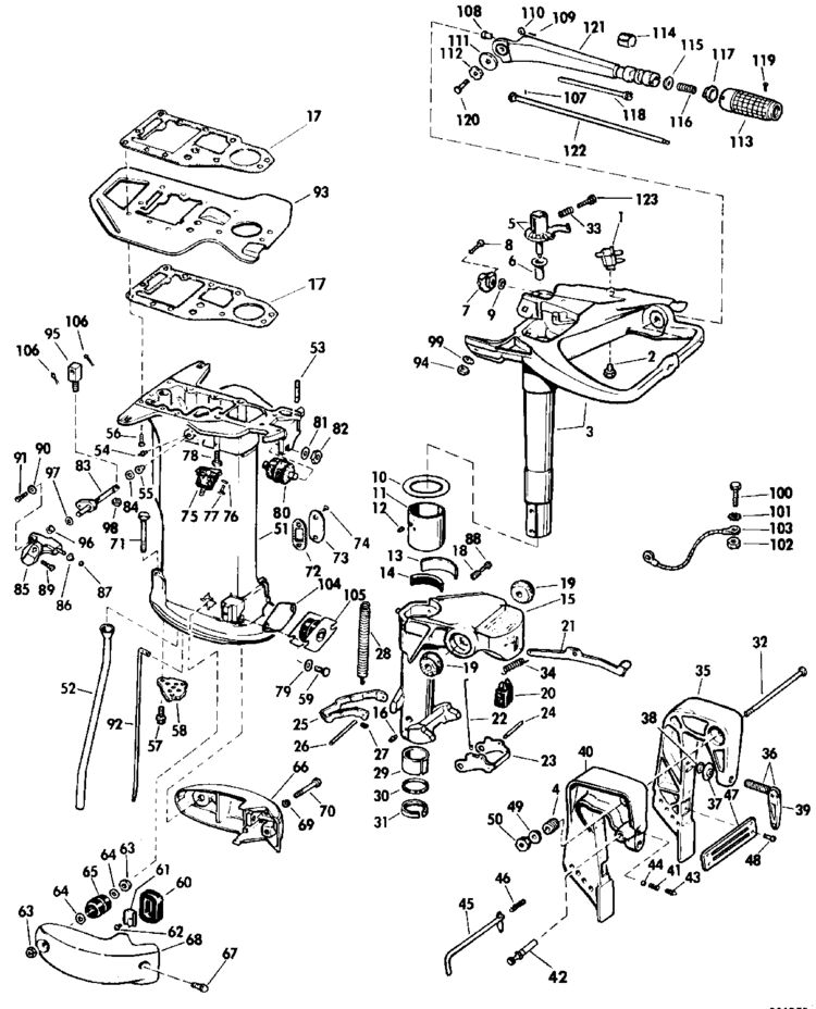 Evinrude Johnson OMC Engine Part Screw  0300258 300258 - ChasNewensMarine