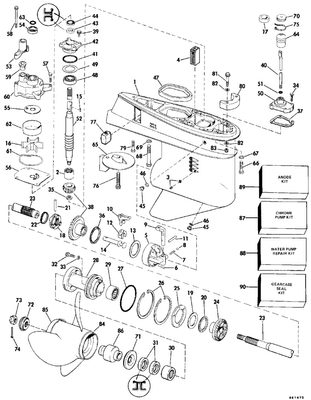 Evinrude Johnson OMC Engine Part Cotter-Pin-P * 0314502 314502