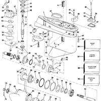 Evinrude Johnson OMC Engine Part Impeller Hsg * 0384087 384087