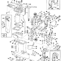 Evinrude Johnson OMC Engine Part clmp scrw ay  0391434 391434