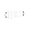Hose Adaptor For Valve, Threaded BSPP, Plastic by Lalizas