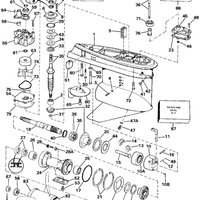 Evinrude Johnson OMC  Cobra Engine Part Gear  0910211 910211