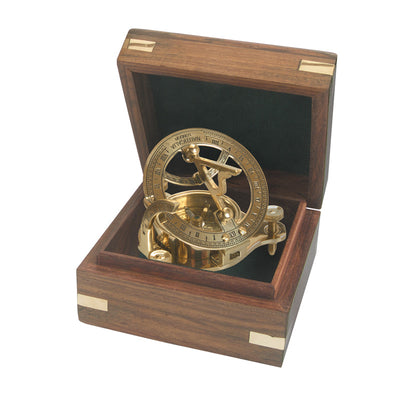 Quarter-size Dollond Portable Sundial