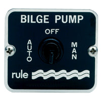 Rule 3-Way Panel Switch Switch 12/24 volt DC. - Rule 45
