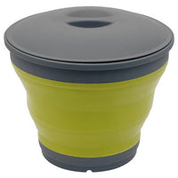Collaps Bucket with Lid Green - 650224