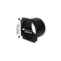 Ventilator Connector, PA, Straight, Black by Lalizas