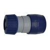 Female quick connector with hose grip and “stop” valve by Lalizas