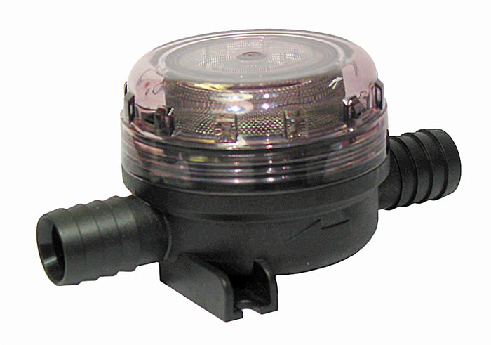 Pump Inlet Strainer - 19mm (3/4") Hose Protects all electric diaphragm pumps - Flojet 01720000