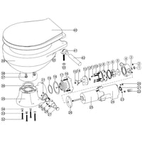 Repair kit for the electric toilets LT by Lalizas