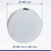 AquaLED Dome Light, red & white, w/3 position switch, 12V/24V DC Multivolt by Lalizas