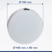 AquaLED Dome Light, red & white, w/3 position switch, 12V/24V DC Multivolt by Lalizas