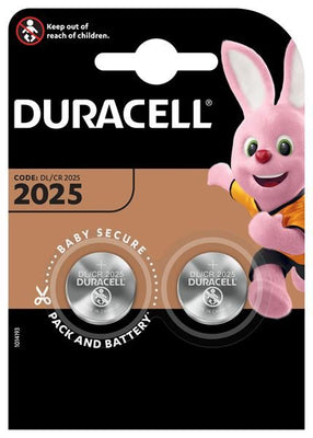 Duracell Coin Lithium 3v DL2025 Twin Pack (Pack of 10 only)