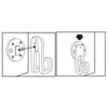 Store-All Utility Hook, Set of 2 pcs by Lalizas