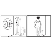 Store-All Utility Hook, Set of 2 pcs by Lalizas
