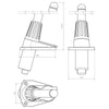 MICRO LED Pole Light by Lalizas