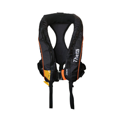 Theta Inflatable Lifejacket, Auto, Adult, 290N, ISO 12402-2 with spray hood & double crotch by Lalizas