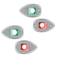 MICRO LED 12 Starboard & Port Lights 112,5°, Side & Flush mounted, Set by Lalizas