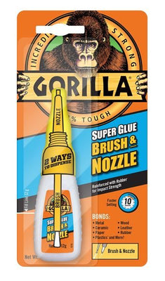 Gorilla Superglue 12g Brush & Nozzle