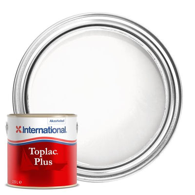 International Toplac Plus Topcoat Paint Snow White YLK000/2.5AA