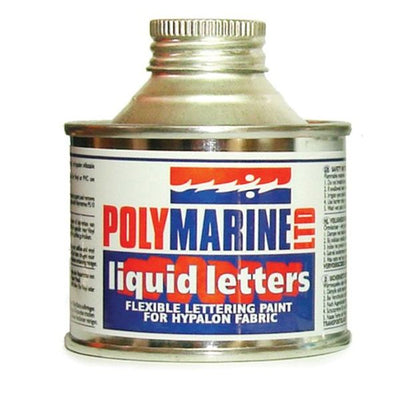 Polymarine Hypalon Lettering Paint (125ml / White)