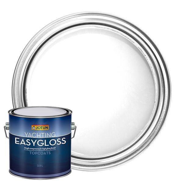 Jotun Leisure EasyGloss Topcoat Paint White 2.5 Litres