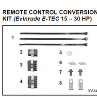 Evinrude Johnson OMC Engine Part REMOTE KIT. E-TEC 25/30 05007742 5007742