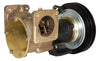 2" bronze pump, 270-size, foot mounted with flanged ports 12 volt d.c. electric clutch with 2A pulley - Jabsco 50270-0011