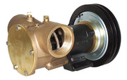 2" bronze pump, 270-size, foot mounted with BSP threaded ports 24 volt d.c. electric clutch with 2A pulley - Jabsco 50270-2111