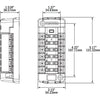 ST Blade Fuse Block - 6 Independent Circuits with Cover