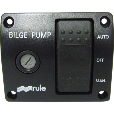 Jabsco Rule 3 Way Bilge Pump Switch Panel (12V)  504192 - ChasNewensMarine