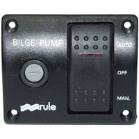 Jabsco Rule 3 Way Bilge Pump Switch Panel (24V/32V)  504193 - ChasNewensMarine
