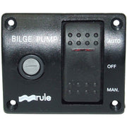 Jabsco Rule 3 Way Bilge Pump Switch Panel (24V/32V)  504193 - ChasNewensMarine