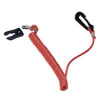 Kill Switch Key with Coil Lanyard, various outboards, by Lalizas