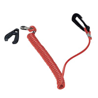 Kill Switch Key with Coil Lanyard, various outboards, by Lalizas