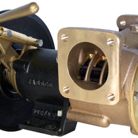 2" bronze pump, 270-size, foot mounted with flanged ports Manual clutch with 1A / 1B pulley - Jabsco 51270-0011