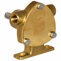 3/8" bronze pump, 20-size, foot-mounted with BSP threaded ports  - Jabsco 51520-2001 - this Supesedes Part No 6540-200