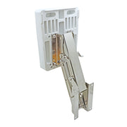 Outboard stainless steel, adjustable bracket with plastic table for engines up to 7 HP. by Lalizas