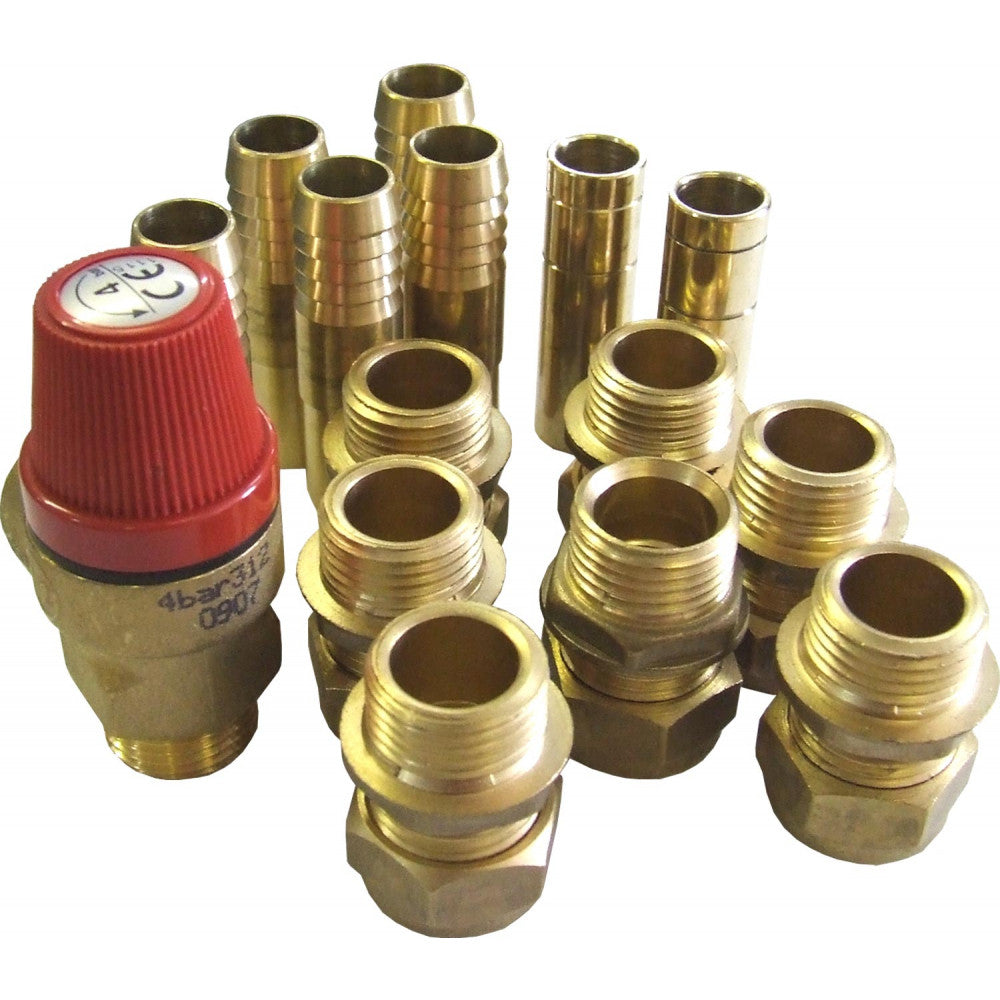 Hotpot Calorifier Fitting Kit (16mm PRV u0026 Coils / 15mm Water) 520905 |  ChasNewensMarine