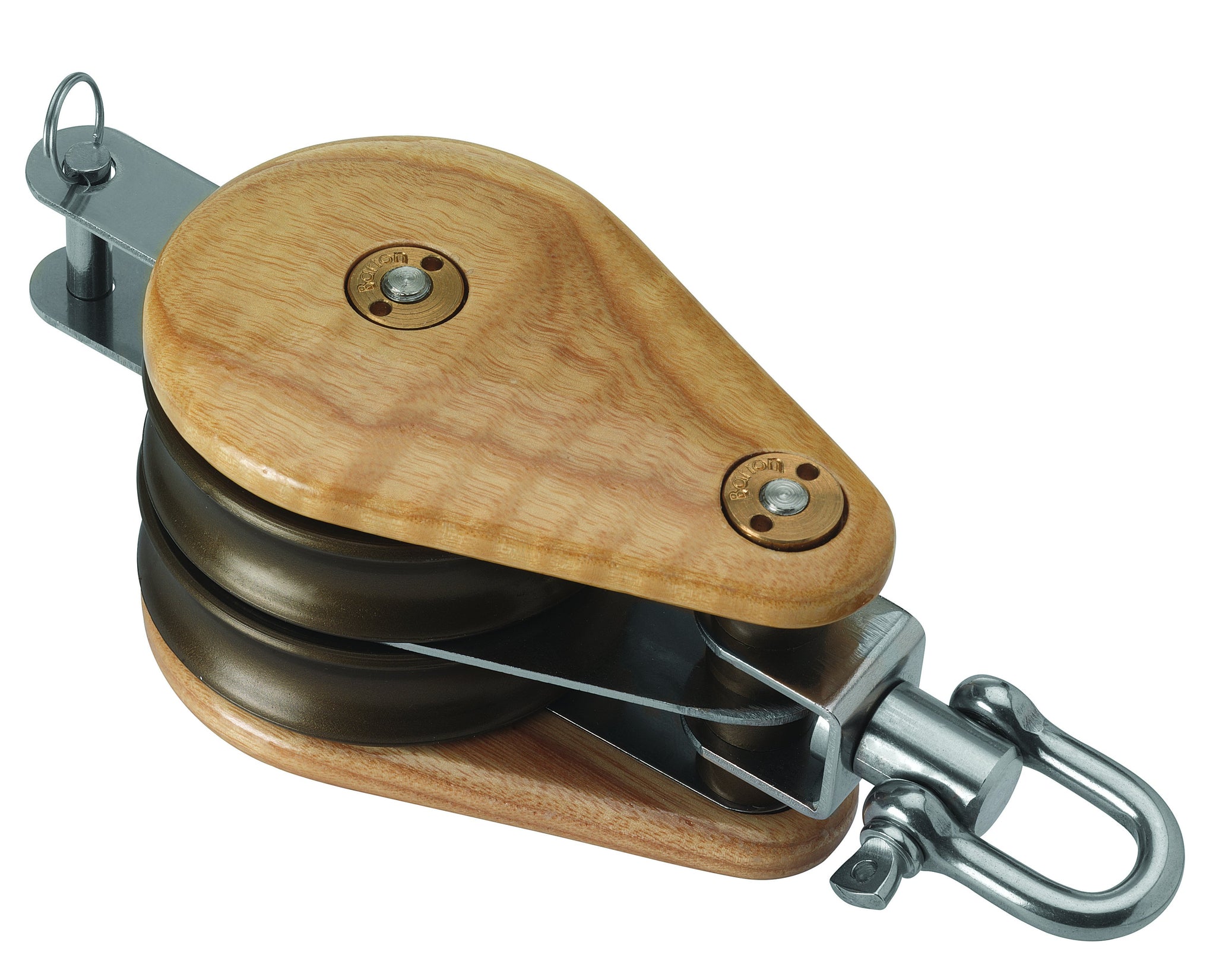 BARTON 60mm Double SWIVEL & Becket - ChasNewensMarine