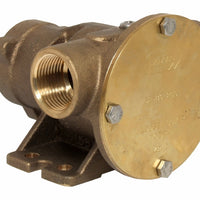 1" bronze pump, 80-size, foot-mounted with BSP threaded ports Mechanical shaft seal - Jabsco 52580-2001