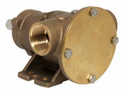 1" bronze pump, 80-size, foot-mounted with BSP threaded ports Mechanical shaft seal - Jabsco 52580-2001